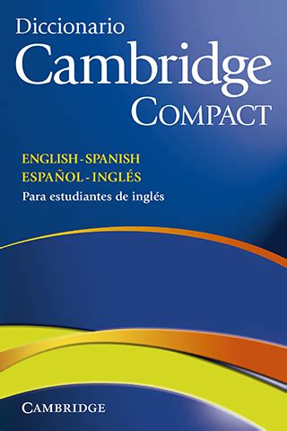 dictionary cambridge inglés español.